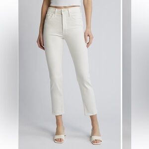 MOTHER high rise ankle length slim leg